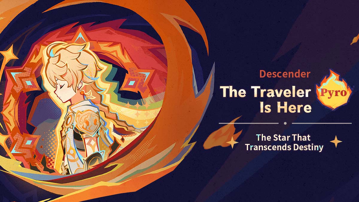 GenshinImpact's tweet photo. The Traveler (Pyro) Is Here!

Hello, Traveler~ After the Version 5.3 update, the moment to resonate with the Pyro element has finally arrived! Unlike before, how will the Traveler obtain this newfound power this time?

Details >> https://t.co/YSH6nZKH8K

#GenshinImpact https://t.co/Xj9Ni2sZbt
