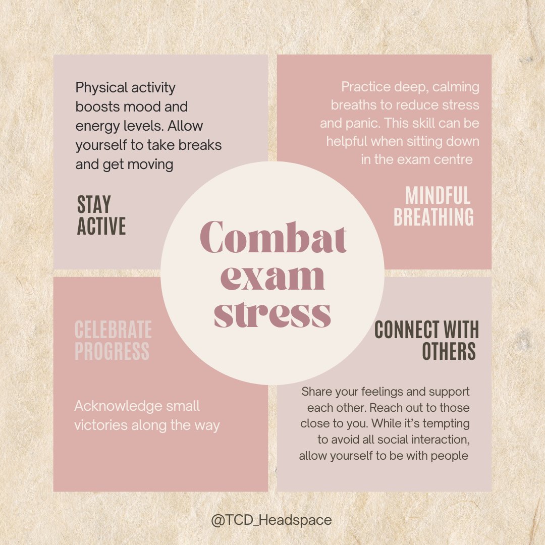 It can be tempting to take the break between semeters as a chance to cram in work. Stress can make us think only in the short term, so remember to include breaks, physical activity, sleep and time with others as part of your study plans as best you can!