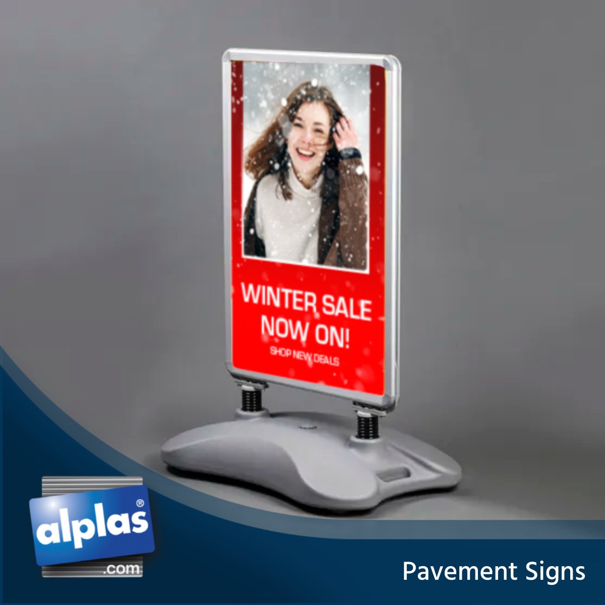 Increase your footfall and truly maximise your revenue over the January sale period. 

Pavement Signs are the ideal way to showcase discounts and promotions to passers-by, encouraging new visitors and in turn increasing sales. 

#Alplas #POS #PointofSale #Christmas #JanuarySales