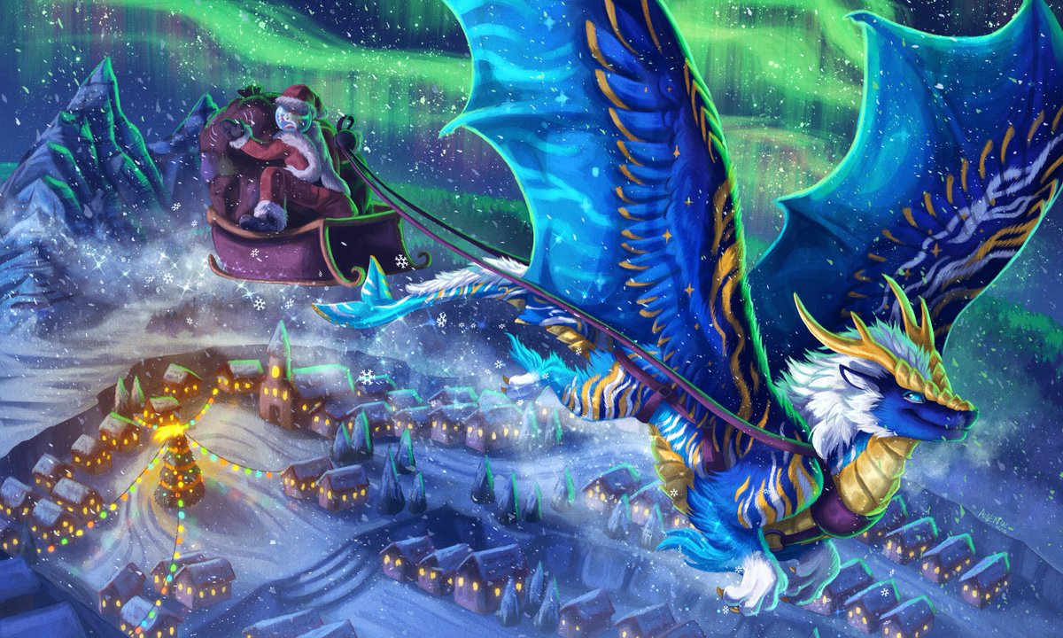 Panthera_Arven's tweet photo. Look up! It's Santa!
Merry Christmas and happy holidays everyone!
Here is a Patreon reward for @Builderfish8 !
If you feel like makig yourself a gift, I still have a couple art slots open on my Pat/re0n! https://t.co/zcvJdCjgcU