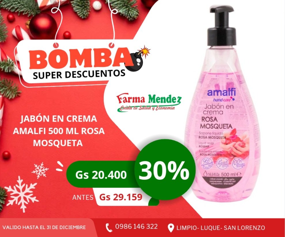 MendezFarma's tweet photo. 🔖📢𝗦𝗨𝗣𝗘𝗥 𝗗𝗘𝗦𝗖𝗨𝗘𝗡𝗧𝗢𝗦 𝗕𝗢𝗠𝗕𝗔 💣🔥
📣📣Buen Dia!! Llego #VIERNES y en 
#FarmaMendez estamos con 
💢 #Super_Descuentos_Bomba💣No te pierdas esta fabulosa #promo, te esperamos!!!

#Promo válida para todas las sucursales.
Hasta Agotar Stock. https://t.co/LszYK0CPi7