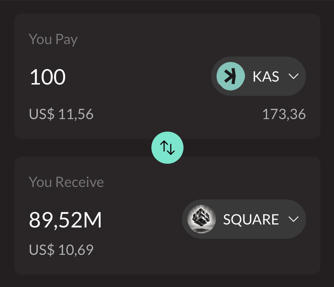 $SQUARE listed for trading on Ghost wallet