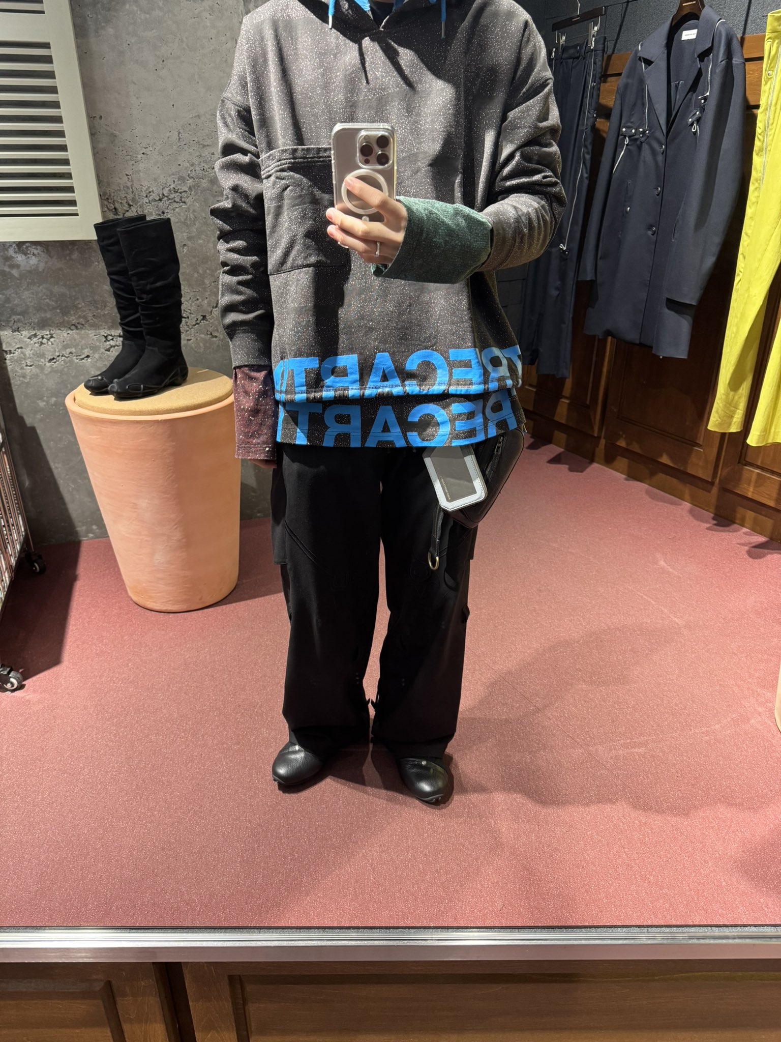 梅*茶様 Kiko Kostadinov Trecartin Hoodie LA Kiko Kostadinov hoodie M cotton Green solid color otto 958
