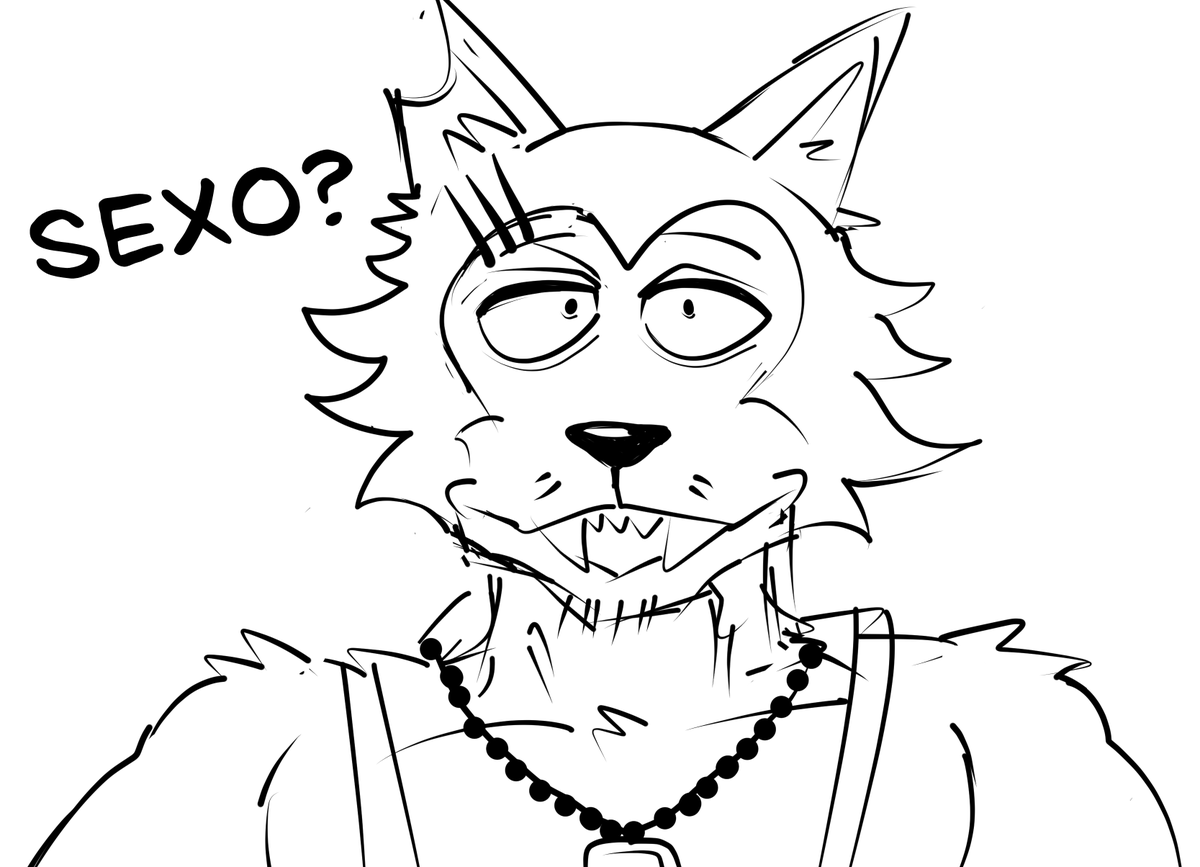 Janjauwu's tweet photo. i tried to draw the Mexican version of Legoshi using the manga style lmao https://t.co/ZreDHhJnMR