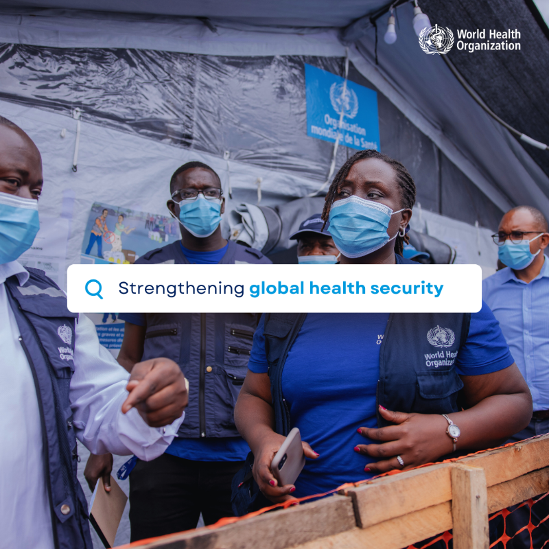 WHO's tweet photo. Strengthening Global Health Security Together!

Member States successfully concluded negotiations on a package of amendments to the International Health Regulations (2005) (IHR) and made concrete commitments to finish negotiations on a global pandemic agreement.