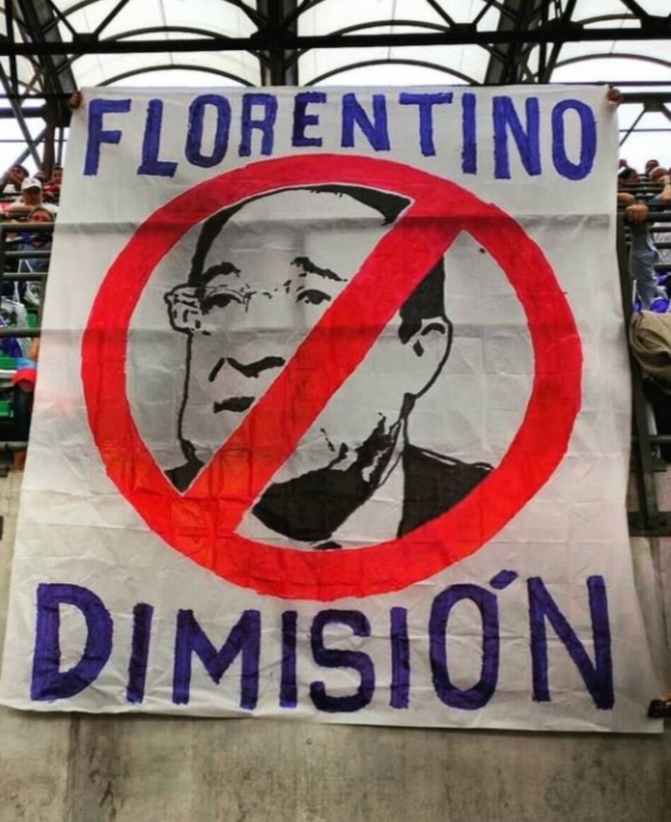 SFd89490's tweet photo. Primero la reforma y ahora el nombre, ahora más que nunca:
#FlorentinoDimision https://t.co/eGyUIFzyP8