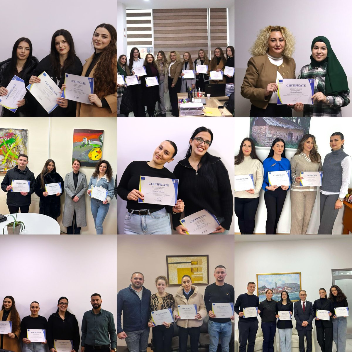 Congratulations to 45 certified interns w/ their first job experience across 6 partner municipalities through #ReLOaD2. They've gained skills &amp; network in their respective fields, 🔑 to their future career. Here’s to their continued success! 👏 Funded by EU, implemented by UNDP.