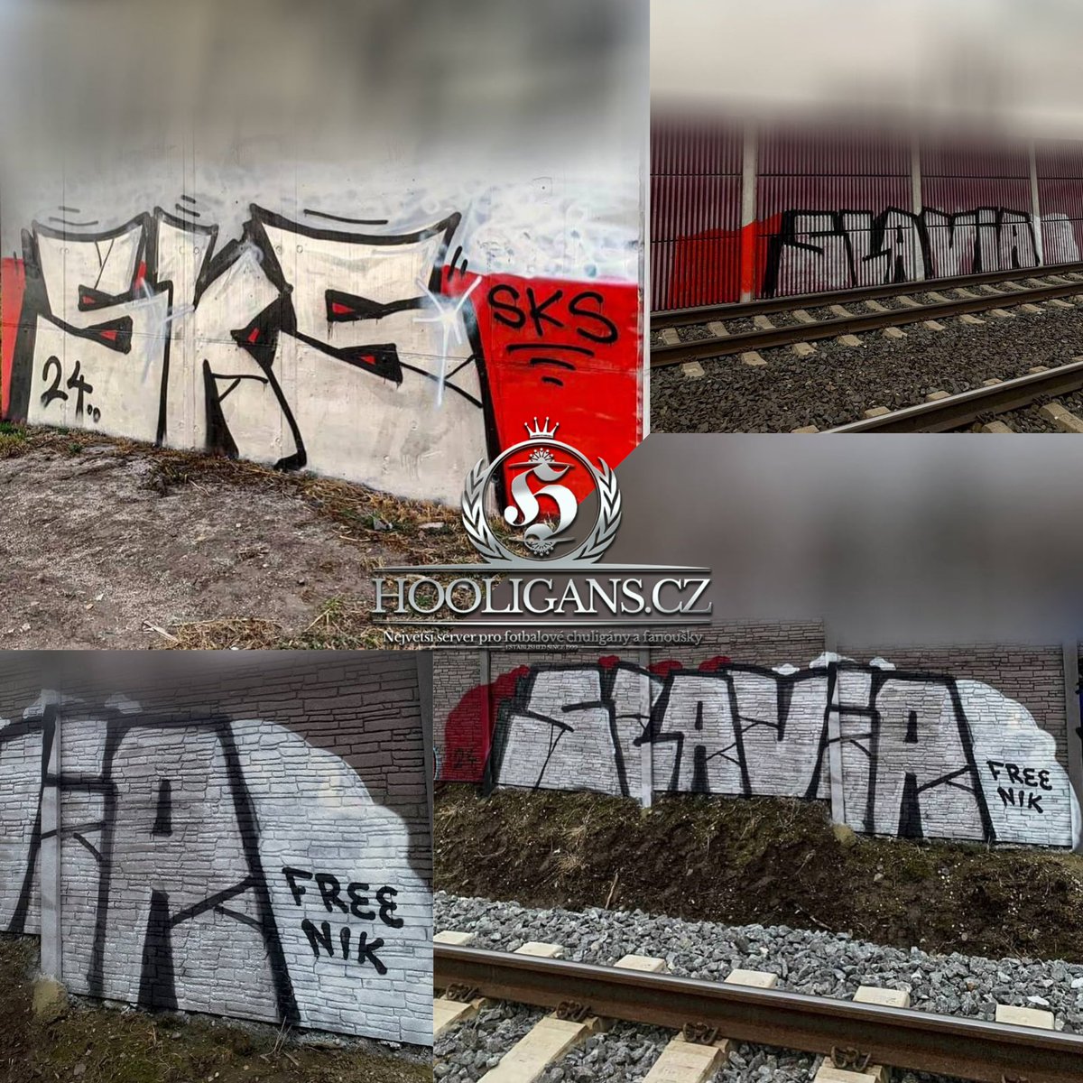 hooliganscz1999's tweet photo. 27.12.2024🇨🇿 Slavia Praha new graffiti activites in last time in year 2024, click here for more photos: https://t.co/Fto3pTYf3B
#FREENIK https://t.co/B3Np1j4Qui
