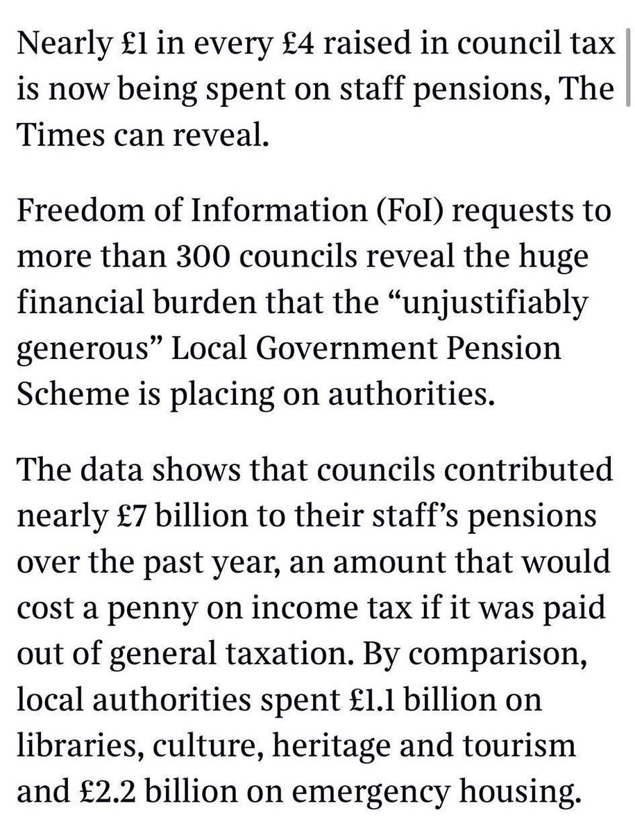 AlanJLSmith's tweet image. It’s time we talked about public sector pensions.

Almost no one in the private sector benefits from these gold plated schemes – which are mostly funded by the taxpayer.

UK #DOGE