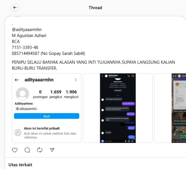 <a href="/euphorizzle/">reilen ₊˚ ꔛ fsr on wa</a> Kak padahal nih cowok penipu kak, tadi iseng cari nomornyaa eh ternyata banyak scandal🤣🤣belagu banget lapor isilop padahal gadungan wkwkwk