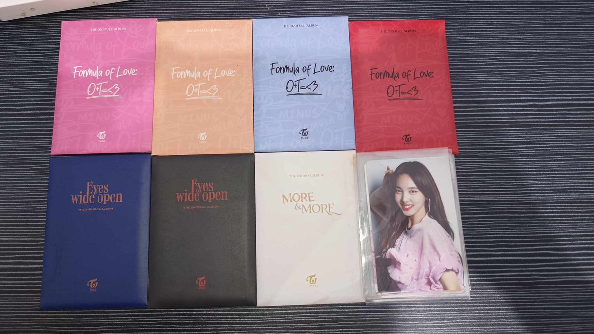 QWERTYUIOPerni's tweet photo. (WTS) TWICE OT9 Photocards JPN, POBs, Rares, Holos, etc.  

PM me and drop your offers. Haggle all you want within reasonable price.  

Also selling: 
Twice Candybong V1 
Twice Candybong Z 
Twice Official Fanclub Kit | 3rd Gen

#TWICE #twicephotocards #photocards #트아이스 https://t.co/FNuPYSM3tj