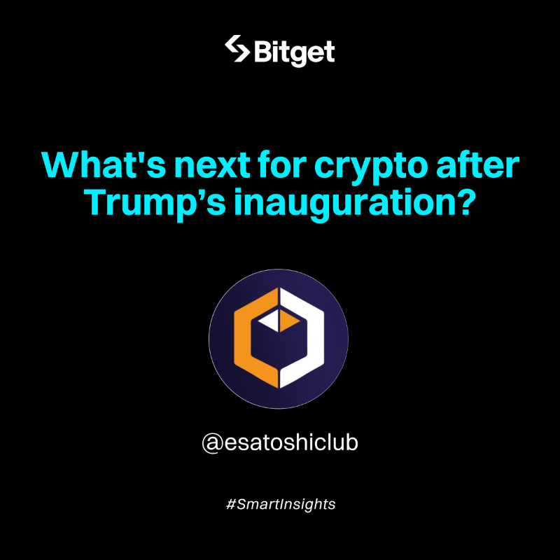 bitget's tweet photo. Is a new bull market on the way after the presidential inauguration? 🤔

See what @esatoshiclub has to say! 👉

#SmartInsights