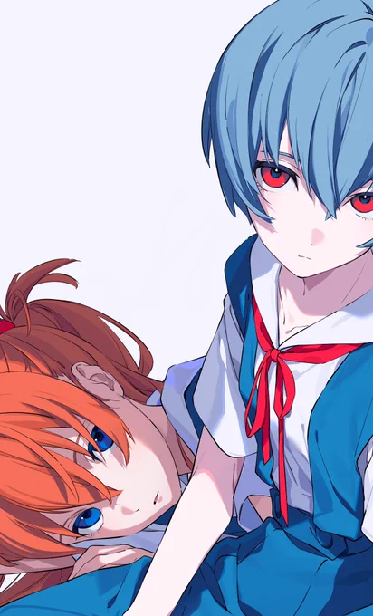 メレさんの2人組本に『新世紀エヴァンゲリオン』からアスカ×綾波のイラストを寄稿いたしました!最高本なので何卒ー! 