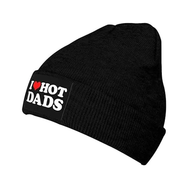 I just received I Love Hot Dads I Heart Hot Dads Black Men Women Knit Beanie Hat Winter Warm Soft Stretchy Cap from cutt1457 via Throne. Thank you! throne.com/rngbone #Wishlist #Throne