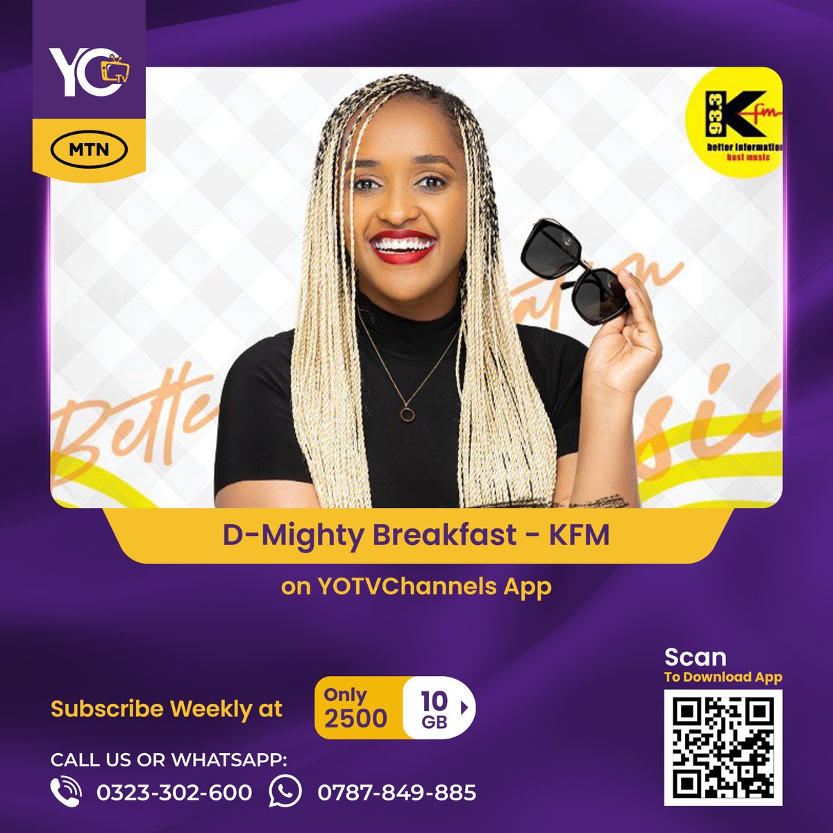 YOTVChannels App (@yotvchannelsug) on Twitter photo π Wake Up to the Mighty Breakfast! π³π₯
Start your day the <a href="/933kfm/">933 KFM</a> way with the Mighty Breakfast β the perfect blend of feel-good music, laughs, and energy.
π§ Listen exclusively on the YOTV Channels app!
Listen here:watch.yotvchannels.com/tv/player/116
NEW SUBSCRIBERS QUALIFY FOR FREE π Wake Up to the Mighty Breakfast! π³π₯
Start your day the <a href="/933kfm/">933 KFM</a> way with the Mighty Breakfast β the perfect blend of feel-good music, laughs, and energy.
π§ Listen exclusively on the YOTV Channels app!
Listen here:watch.yotvchannels.com/tv/player/116
NEW SUBSCRIBERS QUALIFY FOR FREE