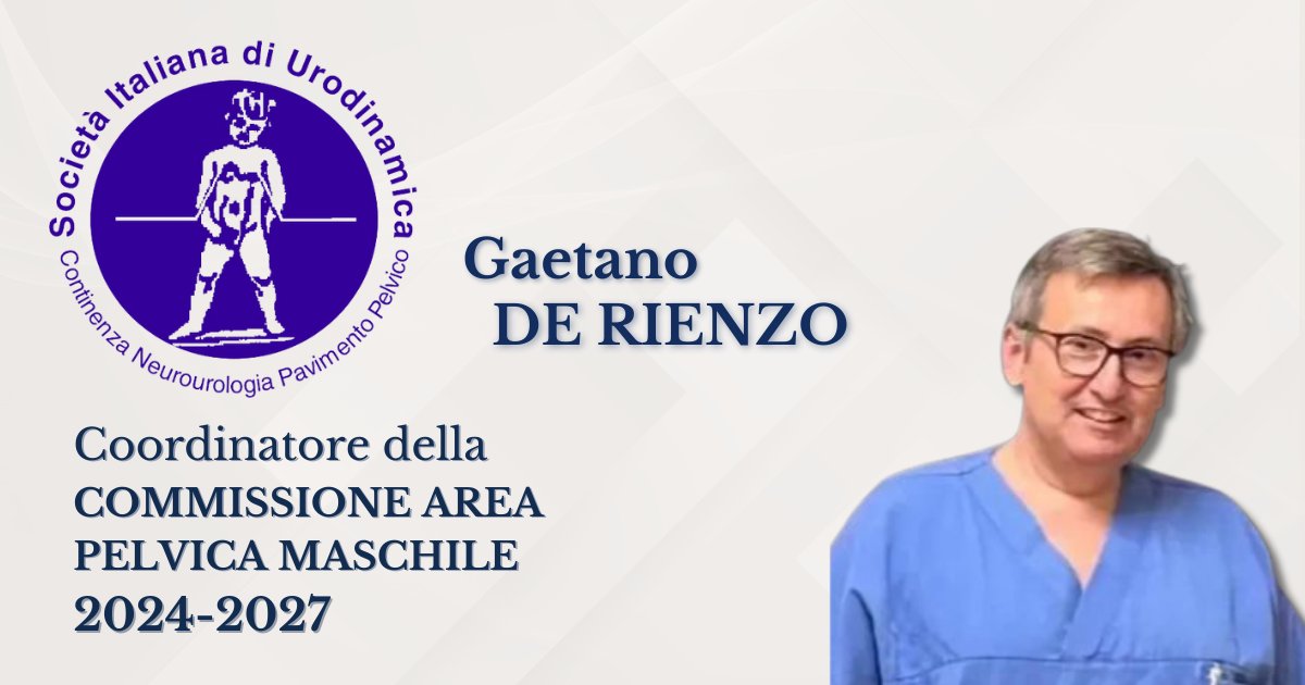 _SIUD's tweet photo. Il Dott. De Rienzo è il nuovo coordinatore della Commissione Area Pelvica Maschile per il prossimo triennio.
La commissione approfondirà criticità e patologie maschili per offrire ai soci SIUD strumenti e strategie utili nella pratica clinica quotidiana
#siud https://t.co/uL5rT5SKxg