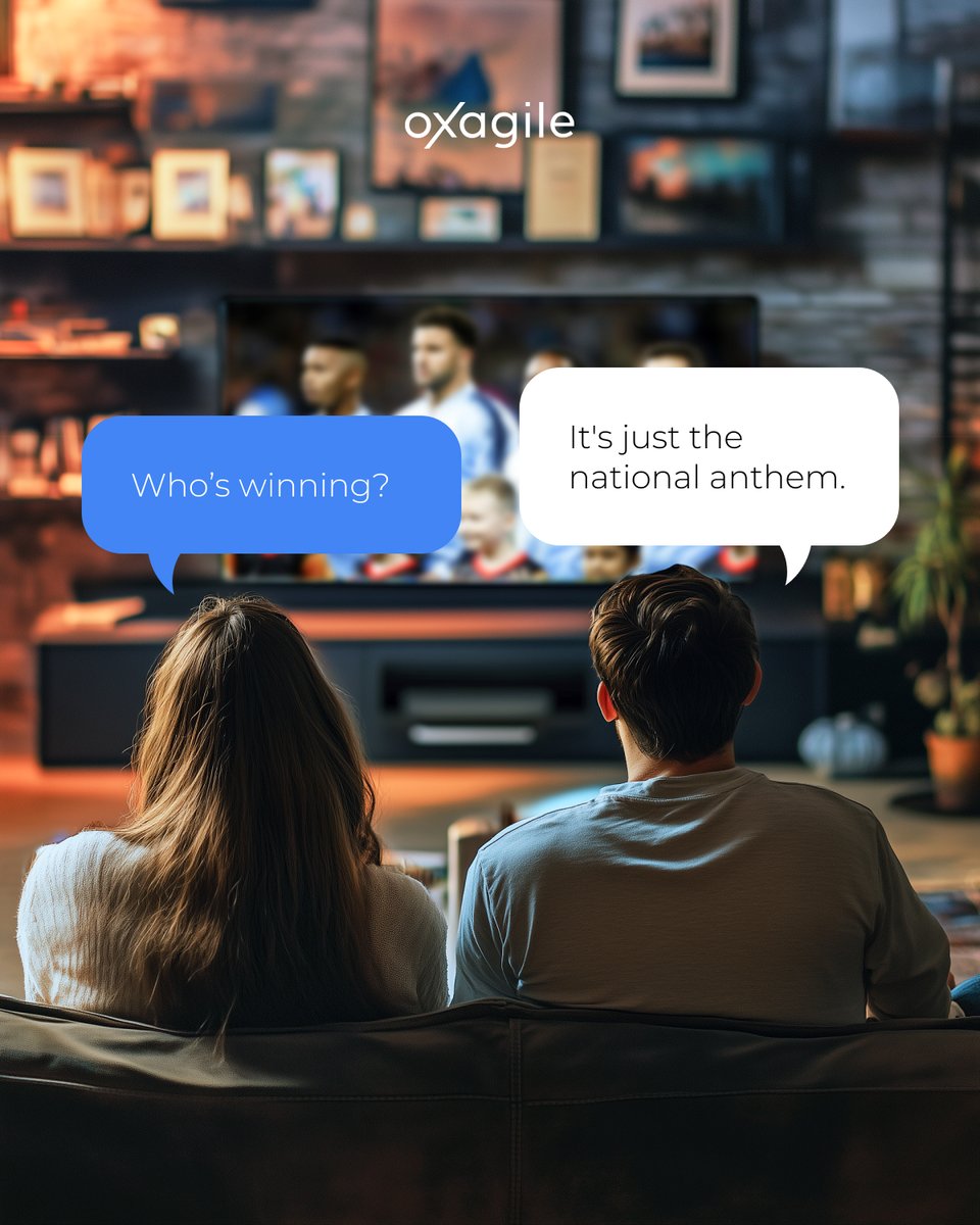 Oxagile's tweet image. A tiny New Year’s reminder: Love isn’t always grand gestures — sometimes it’s friends and family trying to keep up with your hobbies or sitting through your passions. Because here, unlike in our software development, effort beats expertise. 😉
#fridayfun