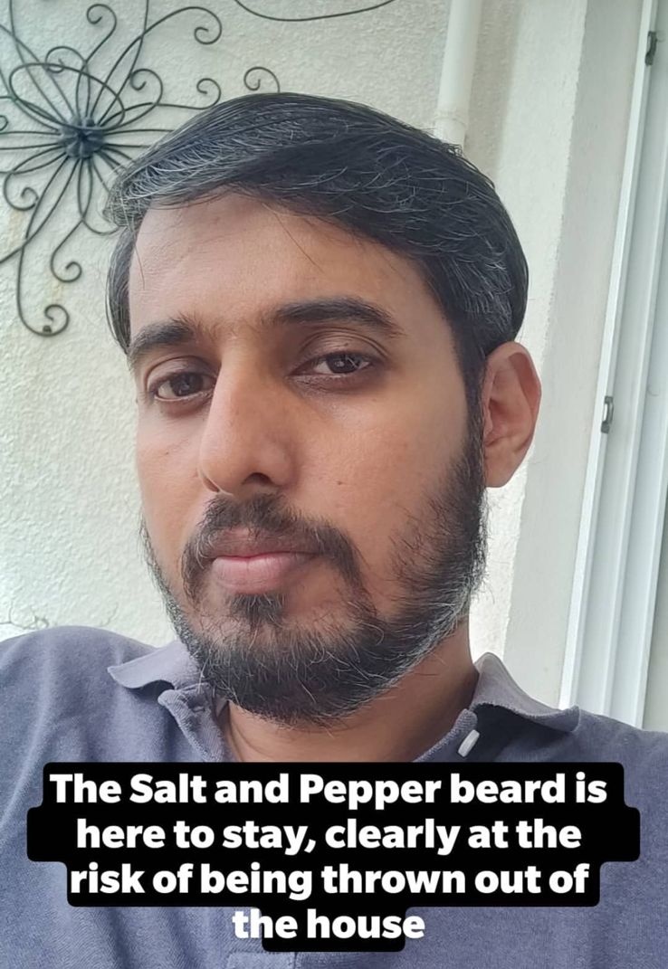 Son pulls up this "gem" from Covid times. Should go back to this look!