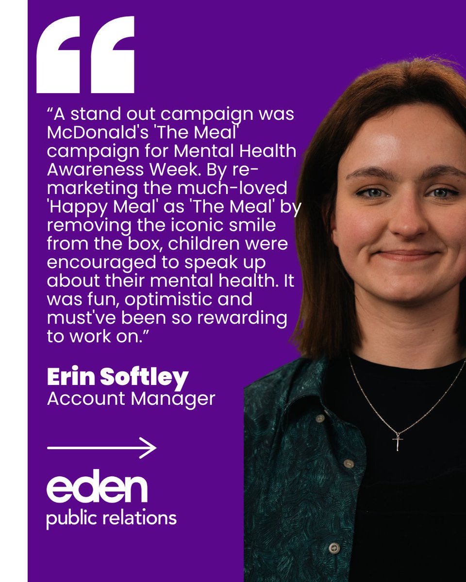 It's been a great year for PR campaigns, both for us at Eden and across the wider industry.

For our PR &amp; Digital Account Manager @Erin Softley, there were a couple of stand out moments that really made a difference 👇