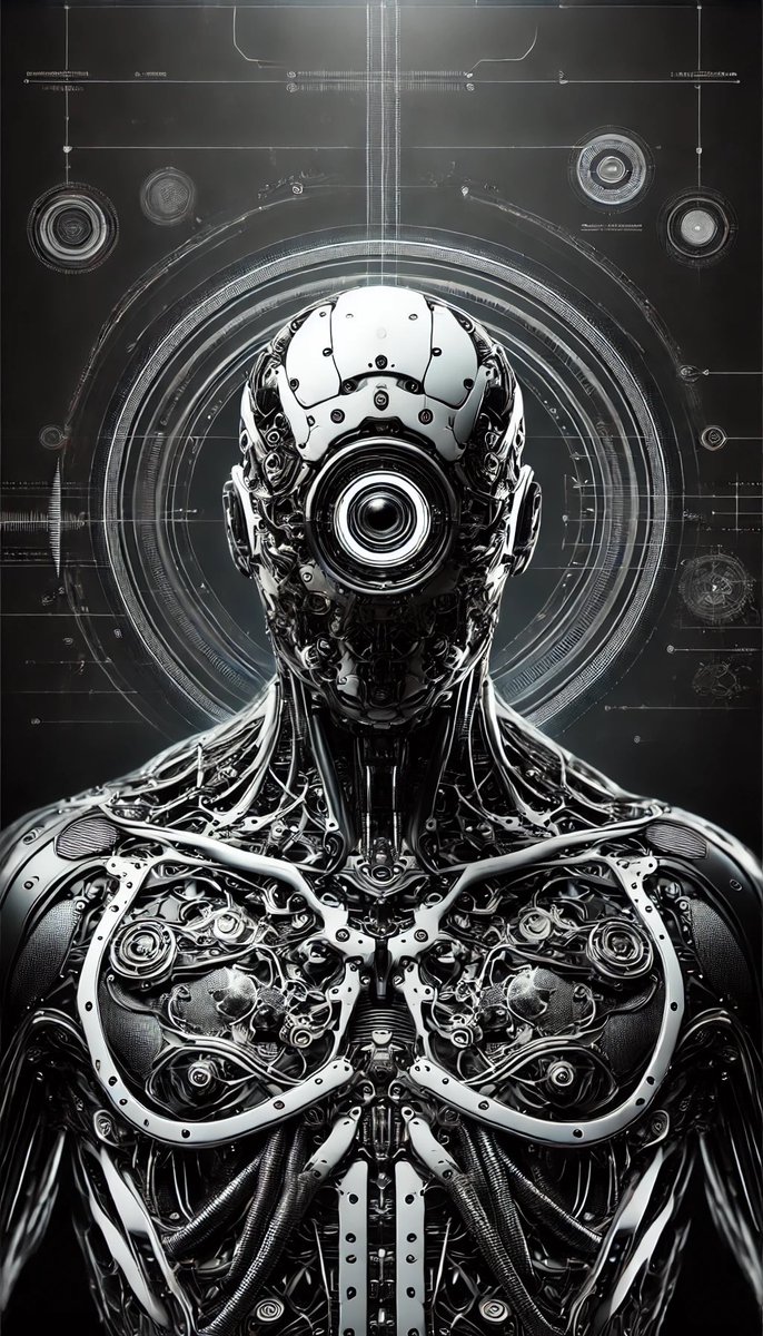 solotrashstudio's tweet photo. #AIArt #Cyberpunk #FuturisticDesign #RobotArt #MechanicalArt #SciFiIllustration #TechAesthetic #DigitalArt #GenerativeArt #AndroidDesign https://t.co/oCYhwasis2