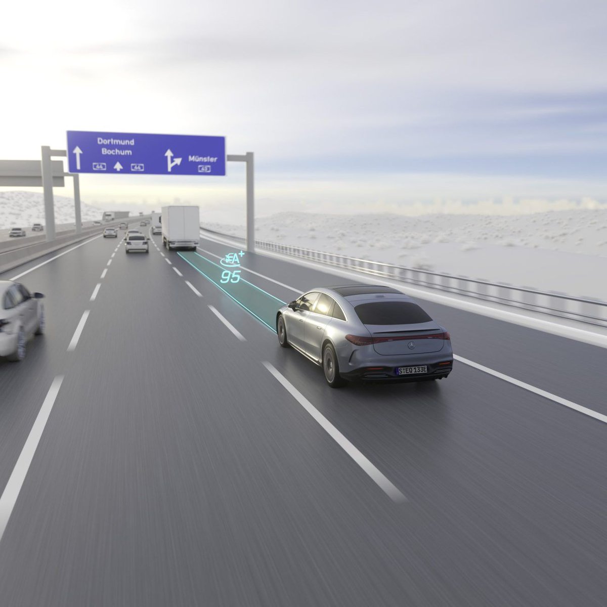 🚗Presentado en Alemania la próxima versiónde Drive Pilot, diseñado para la conducción condicionalmente automatizada: la tarea de conducir puede cederse al sistema, lo que permite a los clientes utilizar su tiempo de forma más eficiente.

ℹ️Más info: movilidadelectrica.com/mercedes-benz-…