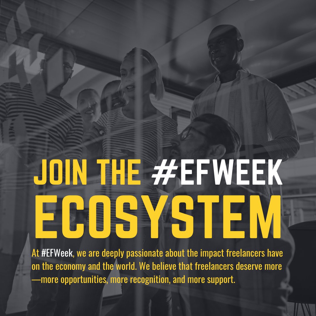 Are you a freelancer looking for an ecosystem that fosters growth and drives real change?

Be a part of something bigger. Join us today and help shape the future of freelancing!

Join us here: freelancersweek.org

#EFWeek
