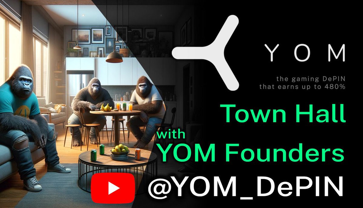 YOM_Official's tweet image. Tuning in to our live broadcast each week  via X account and our YouTube channel to keep up on our progress as we ready our node sale and live network.  Subscribe and turn on notification to be sure you're early for the biggest cloud gaming DePIN launch of 2025!…