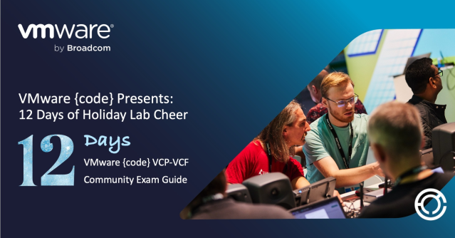 Waldemar Pera (@WaldemarPera@vmst.io) (@waldemarpera) on Twitter photo <a href="/VMware/">VMware</a> (by <a href="/Broadcom/">Broadcom</a>) #HybridCloud #VCF #12DaysToVCP - Your 12 Days of Holiday Lab Cheer – The VCP-VCF Administrator Exam Guide (by <a href="/vFrankyB/">Franky Barragan</a>) @VMwareCloud @VMwareVCF #vExpertHybridCloud #@vExpert <a href="/VMwareEducation/">VMware Learning</a> dy.si/hoL8e <a href="/VMware/">VMware</a> (by <a href="/Broadcom/">Broadcom</a>) #HybridCloud #VCF #12DaysToVCP - Your 12 Days of Holiday Lab Cheer – The VCP-VCF Administrator Exam Guide (by <a href="/vFrankyB/">Franky Barragan</a>) @VMwareCloud @VMwareVCF #vExpertHybridCloud #@vExpert <a href="/VMwareEducation/">VMware Learning</a> dy.si/hoL8e