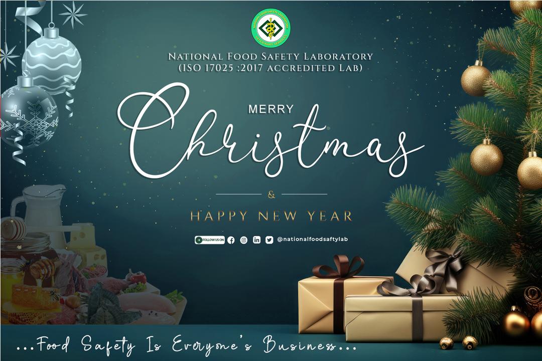 Merry Christmas &amp; Happy New Year to everyone.  Food safety is everyone's business