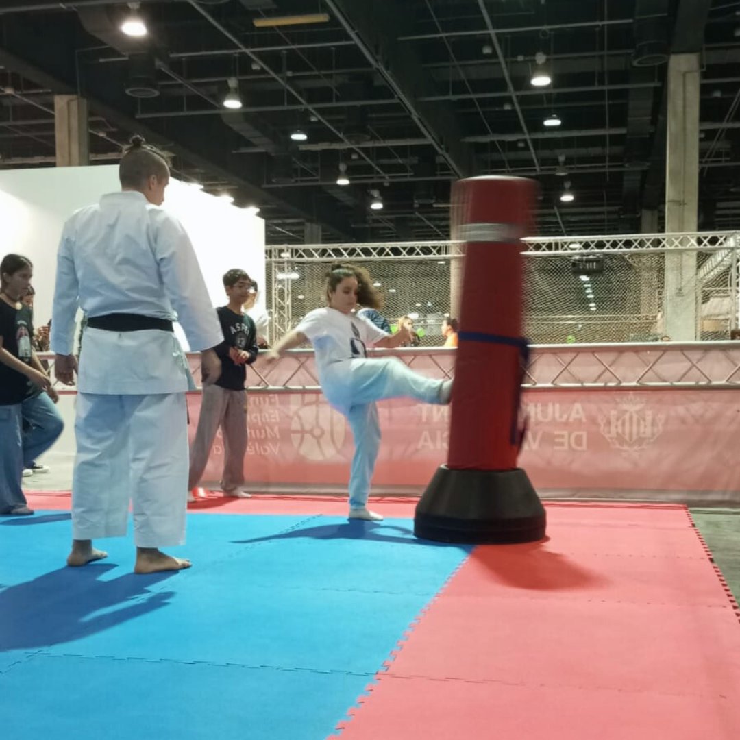 FKCV_karate's tweet photo. 🥋 Descubre y practica karate durante estas fiestas en #ExpojoveVLC.

👦👧 Todas las edades podrán conocer este arte marcial con entrenadores y técnicos de Valencia.

😃🎄 ¡Vive una experiencia única estas fiestas!

🗓️ Hasta el 04 de enero

📍 Feria Valencia

#SomDojo https://t.co/zajHdpO0mD