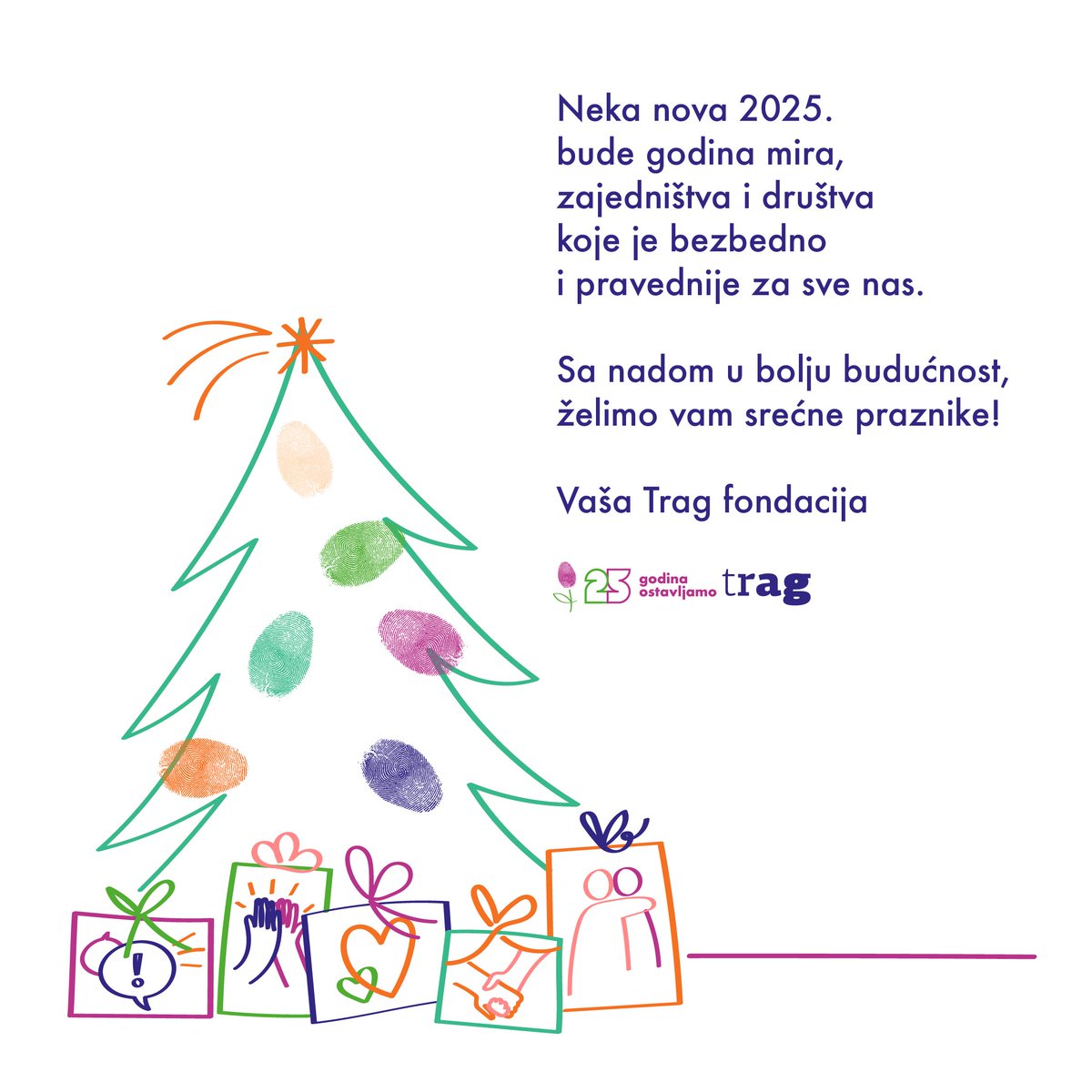 Ovo je bila godina ispunjena neizvesnošću, gubicima i teškoćama. Ipak, snaga studenata i srednjoškolaca koji se istrajno bore za demokratiju, pravdu i odgovornost uliva nadu u svetliju budućnost. Pozivamo vas da ih podržite bit.ly/PodrškaStudent… .