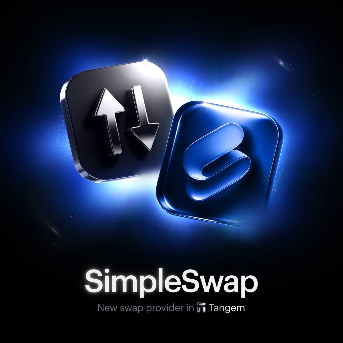 SimpleSwap is now live on Tangem Express! 💙 @SimpleSwap_io Exciting news  for all crypto investors! Through Tangem Express, you can swap thousands of  crypto pairs, including new tokens on ETH, SOL, BASE,