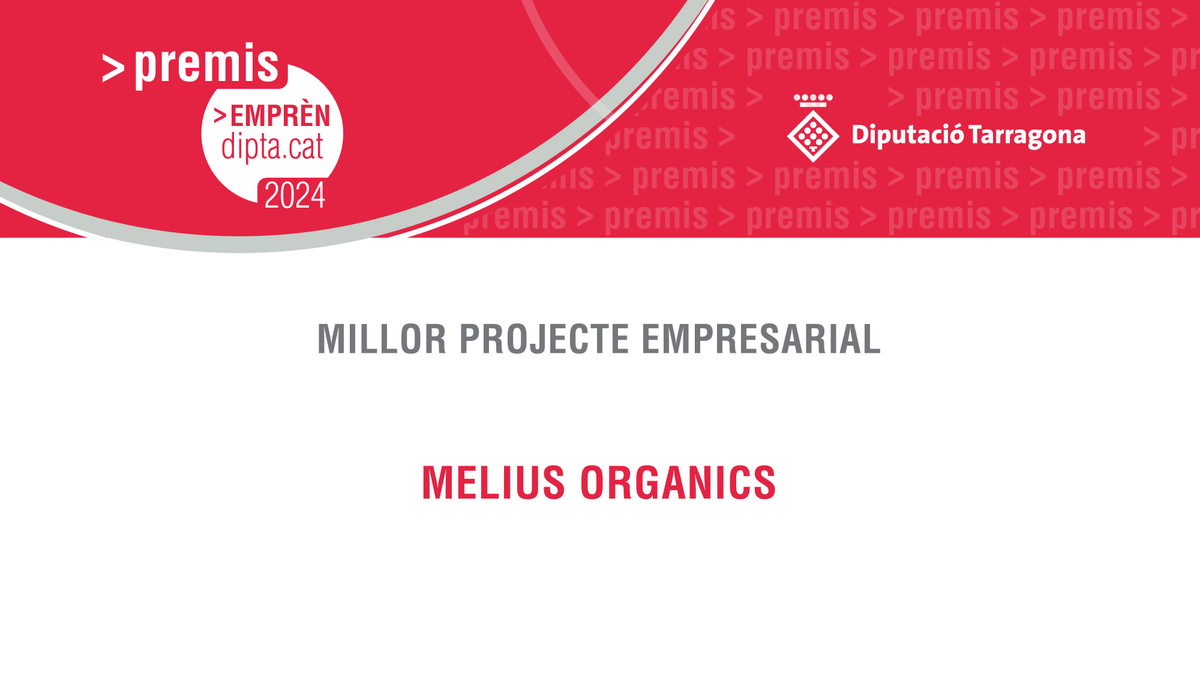 Dipta_cat's tweet photo. 🧑‍🔬@MeliusOrganics és un dels guanyadors de la darrera edició dels #PremisEmprèn de la @Dipta_cat👏
El projecte guardonat ofereix nous principis actius i fàrmacs d'una manera més eficient i sostenible👉https://t.co/gSGresIud3
#Tarragona #EmprènDipta #DiptaSuma https://t.co/Jfbeh1jPYK