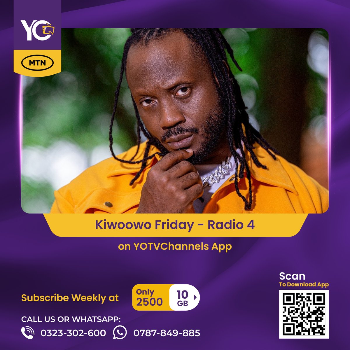 YOTVChannels App (@yotvchannelsug) on Twitter photo πΆ Kiwowo Friday β Live on Radio 4π
Itβs all about more music, less talk! Tune in to Kiwowo Friday 3 PM for your favorite hits and good vibes.
π§ Exclusively on the YOTV Channels app!
π± Stream now and vibe with us!
Listen here:watch.yotvchannels.com/tv/player/39
NEW SUBSCRIBERS QUALIFY FOR πΆ Kiwowo Friday β Live on Radio 4π
Itβs all about more music, less talk! Tune in to Kiwowo Friday 3 PM for your favorite hits and good vibes.
π§ Exclusively on the YOTV Channels app!
π± Stream now and vibe with us!
Listen here:watch.yotvchannels.com/tv/player/39
NEW SUBSCRIBERS QUALIFY FOR