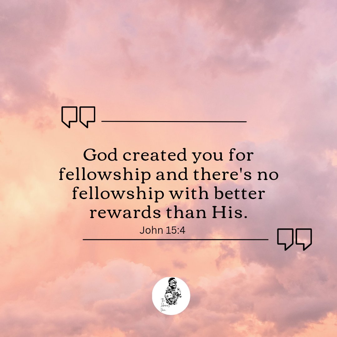 mylesaddy7's tweet photo. When we have genuine fellowship with our Father, we end up like Jesus.
#Yaweh #JesusChrist #HolySpirit #anewdawn #fellowship #thelaborer'svoice https://t.co/rK58bnao3p