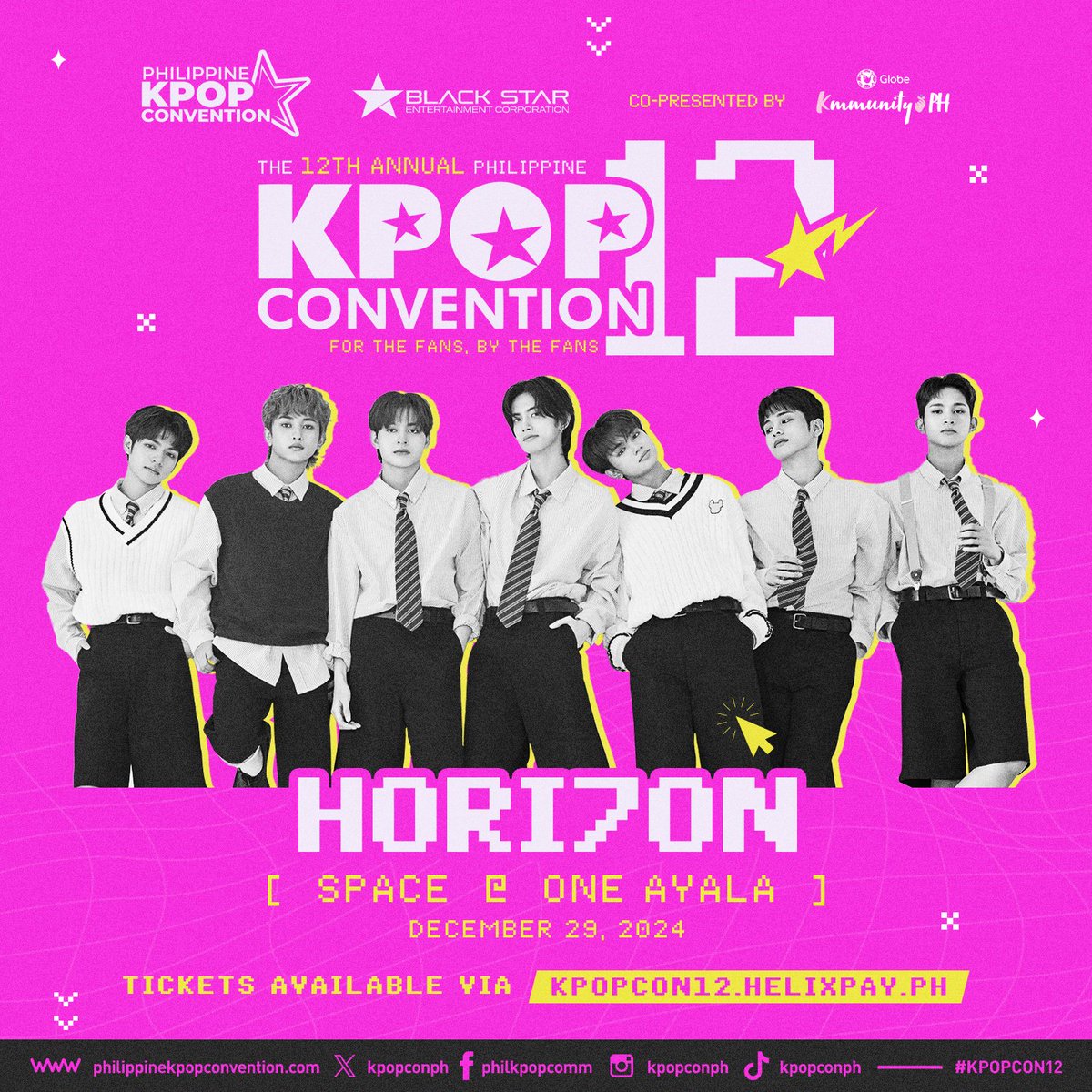 [#KPOPCON12]

ANCHORs, WE. HEARD. YOU.

Get ready as <a href="/HORI7ONofficial/">HORI7ONofficial</a> takes the spotlight at this year’s #KPOPCON stage! 🌟

As an all-Filipino K-pop group, we're beyond excited to have #HORI7ON join us this year, bridging the gap between Filipino and Korean culture with their