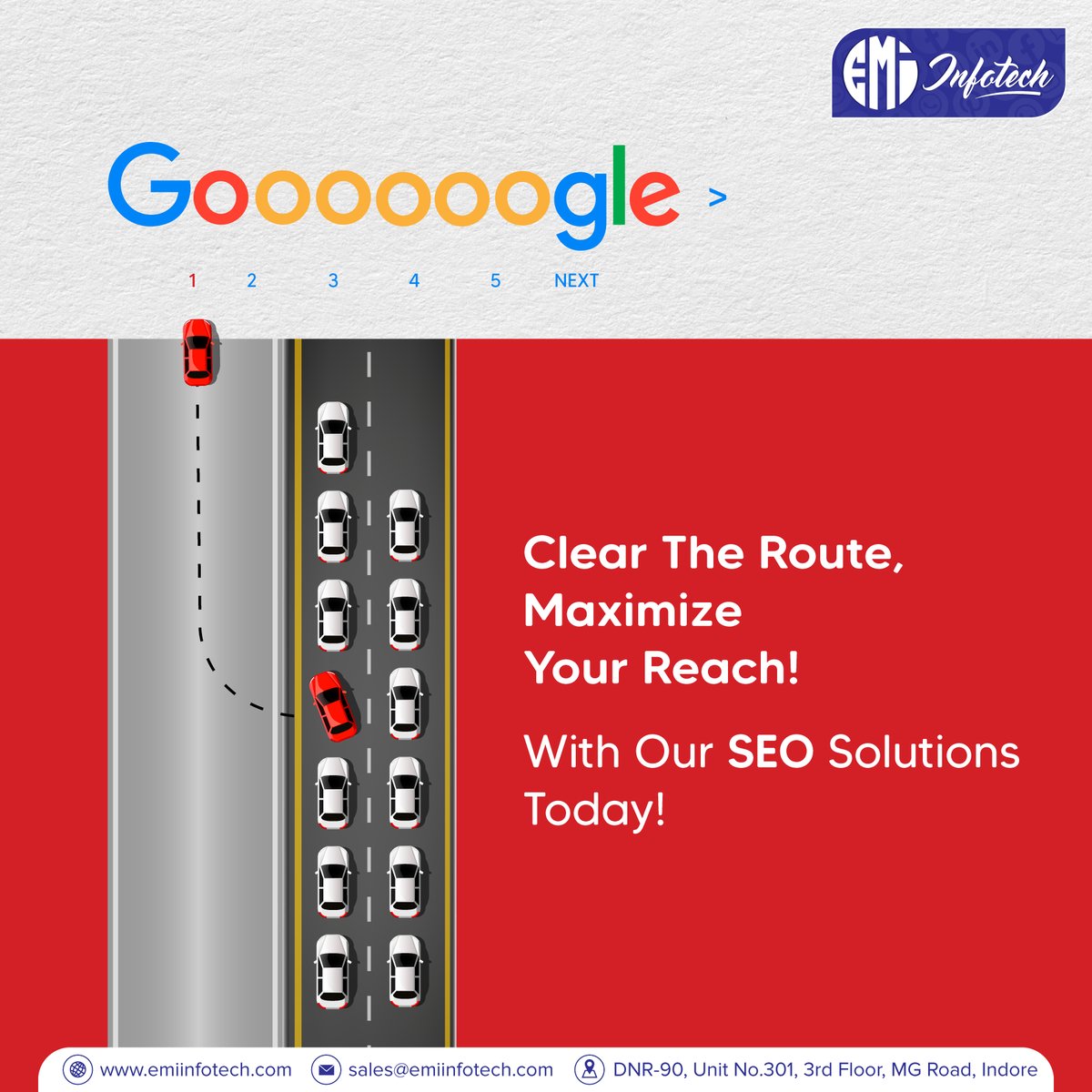 Emiinfotech's tweet photo. A one-second delay can cost you customers and increase bounce rates. Don't let that happen to your brand.
Reach out to us today for a faster, better-performing website!
#digitalmarketing #emiinfotech #indore #seo #indorebusiness #branding #marketing #itcompany #website #webdesign https://t.co/bojJHMGopw