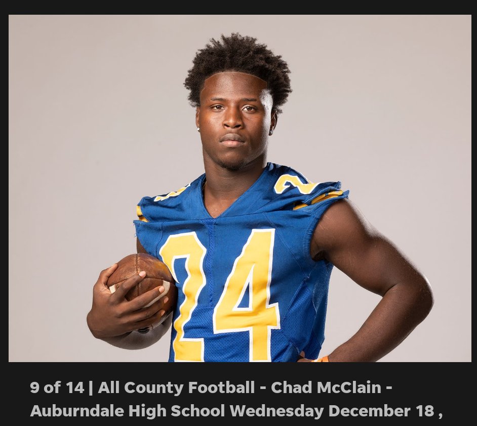Auburndale HS (@ahsbloodhounds) on Twitter photo Congrats to Elijah Dias & Chad McClain - selected to The Ledger's All-County Football Defense 1st Team!
Congrats to James Tilus -All-County Football Defense 2nd Team!
Congrats to Bentley Meyer -All-County Football Defense Honorable Mention Team!
#waytogohounds <a href="/Bloodhounds_AHS/">Auburndale Football</a> Congrats to Elijah Dias & Chad McClain - selected to The Ledger's All-County Football Defense 1st Team!
Congrats to James Tilus -All-County Football Defense 2nd Team!
Congrats to Bentley Meyer -All-County Football Defense Honorable Mention Team!
#waytogohounds <a href="/Bloodhounds_AHS/">Auburndale Football</a>