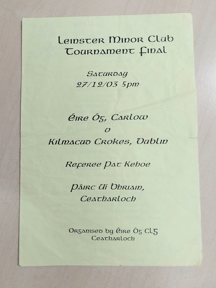 Dublin GAA Programme Collector tweet media