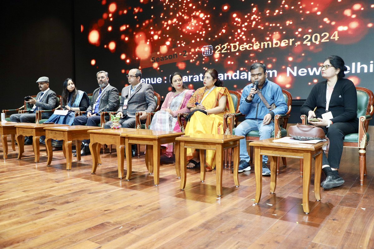 Imjyoti5's tweet image. At the Historic Bihar@2047 #VisionConclave Season 2 #BharatMandapam #NewDelhi under the Let’s Inspire Bihar initiative, 

#PanelDiscussion ‘Vision 2047 for Development of an Egalitarian Society’ 
@vikasvaibhavips 
@lib_central