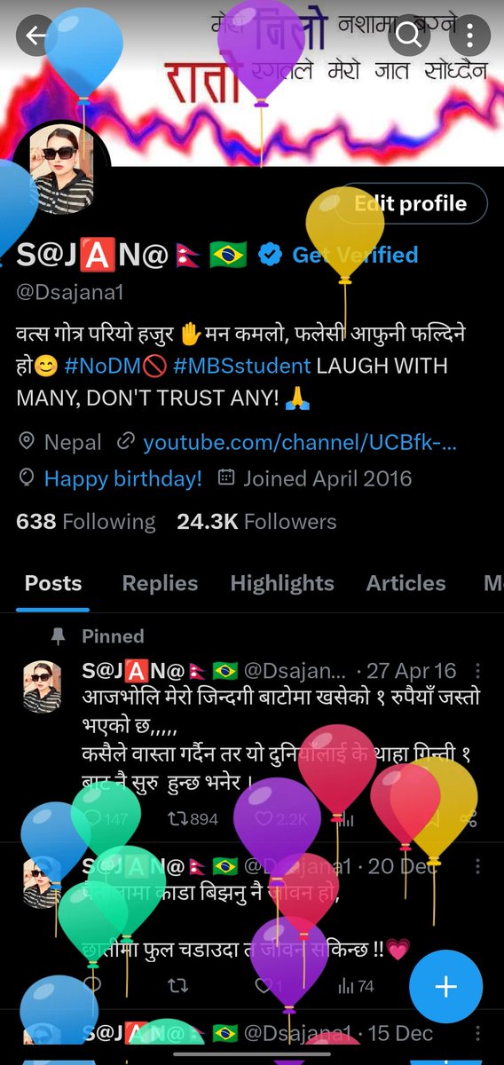 Happy birthday to me😅