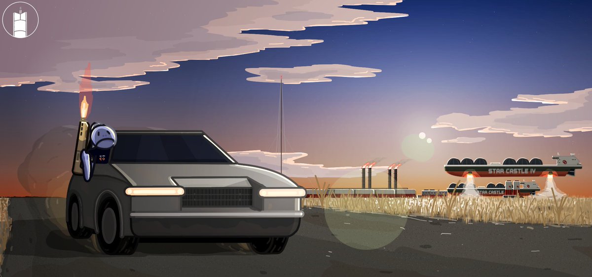 Huttenterprise's tweet photo. "My Life!"

very much inspired by the music video for Stylo, thought it'd be cool to draw a muscle-car on a far off world. enjoy.

#digitalart #scifiart #scifi #art #arttwt #artmoots https://t.co/qIDFVxDZKn