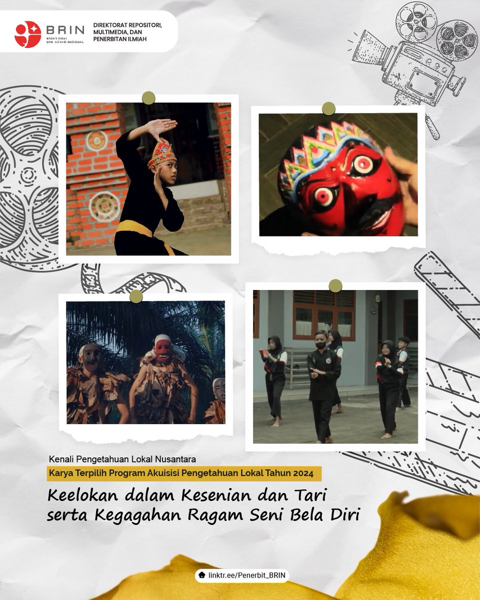 penerbit_BRIN's tweet photo. #KawanBRIN pasti tahu kesenian tradisional di Indonesia
Apalagi beberapa kesenian tradisional telah diakui oleh UNESCO. Namun, pasti ada kesenian tradisional yang belum banyak diketahui seperti tarian adat dari suku amarasi yang mengagungkan pernikahan, https://t.co/VIq9mZw84T