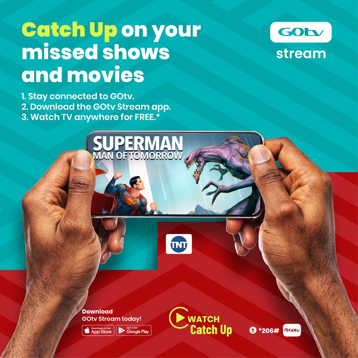 GOtvUganda's tweet image. Fly high with Superman wherever you are with GoTV! 🦸‍♂️📲 
📱Download GOtvStream today and enjoy the best of holiday entertainment! 🎁

#SuperheroOnTheGo #CatchUpOnStream  #GOtvStream #ChristmasVibes #MCUAt30