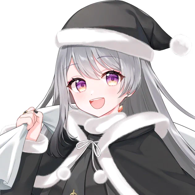 黒沼薊さまのクリスマス用の衣装をお仕立てさせていただきました!ありがとうございました〜!#イラスト依頼 #有償依頼 