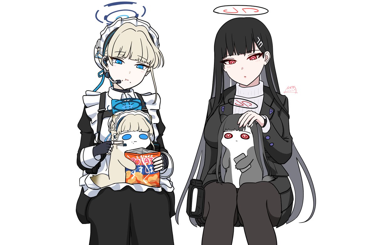 #2024年自分が選ぶ今年の4枚 
#ブルアカ 
健全版
来年もかわいいものを描けるといいな 