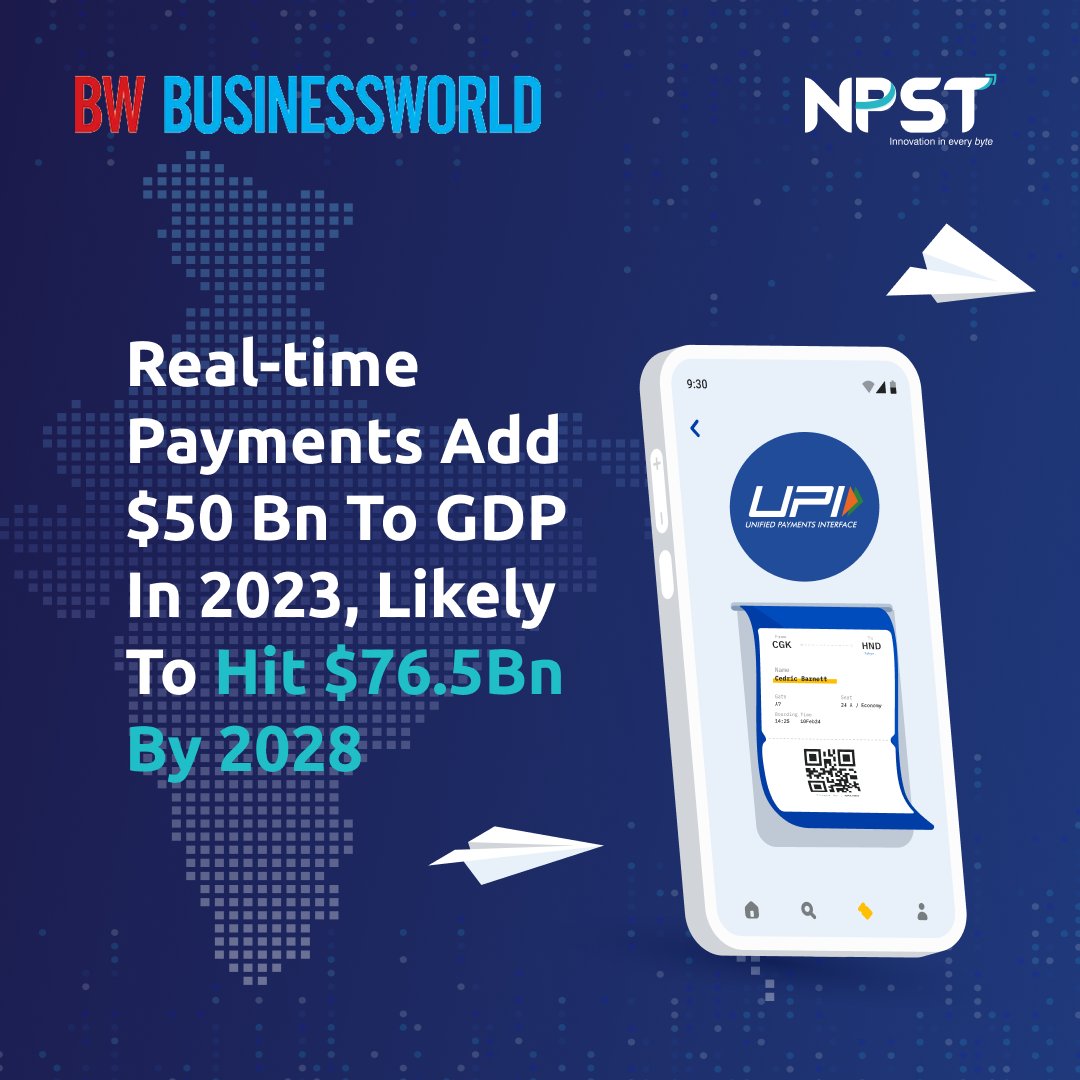 NpstLtd's tweet photo. Our Founder & CEO, Deepak Chand Thakur, shares insights with Business World on UPI’s transformative impact.
Follow the link to learn more: https://t.co/zWVHKI5pio
#fintech #digitalpayments #upi #ppaas #economicgrowth #inclusion #commercetransformation https://t.co/sPuBJSivbw