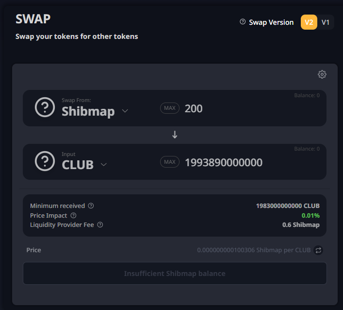 woofswap's tweet photo. Shibmap brand upgrade Read:
https://t.co/cnw2G3v7HG
Get new $CLUB tokens using Shibaswap.
Shibmap ca:
0xDAc5b1d8d9C9616382D8956fCD106675a8E95724
CLUB ca:
0xb34d6b4856AF54F841A6FFc6e3bf76d1e73e078c https://t.co/zAPH7M3WJO