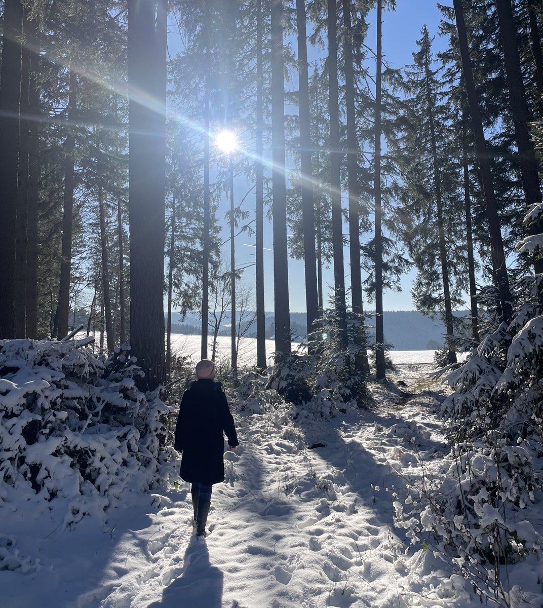 Spazierengehen in der Natur ist Glück pur.