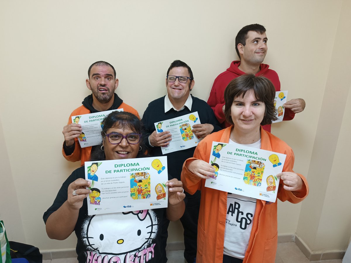 ¿Quieres saber cómo suena la vida de Pedro Saputo?
Ya está disponible el tercer audiolibro de la adaptación a lectura fácil de este clásico de la literatura aragonesa, con las voces de personas con discapacidad intelectual de todo Aragón.
plenainclusionaragon.com/?p=44286